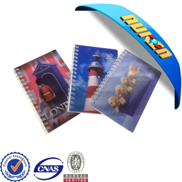 Wholesale 3D Lenticular Cover Pocket Cool Business Notepads